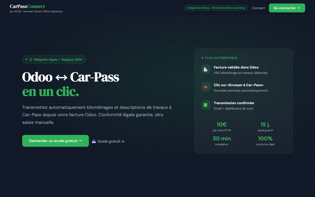 Aperçu de CarPass Connect